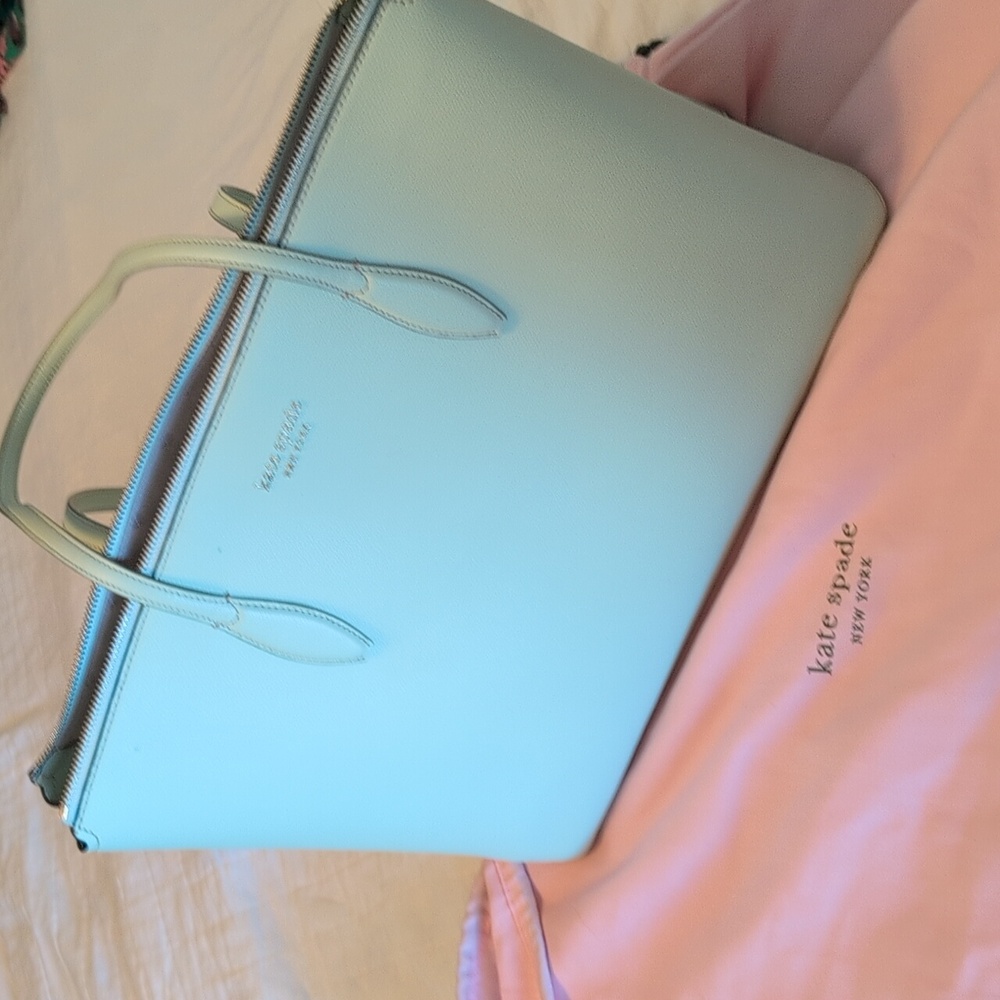 Kate Spade Mint Green Laptop Bag
